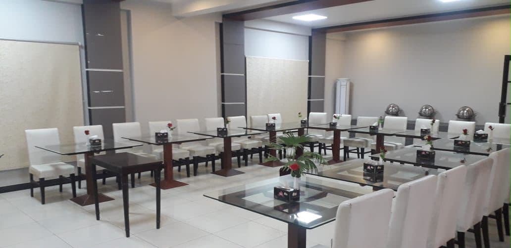Royal Mark Hotel — the dining hall set for guests