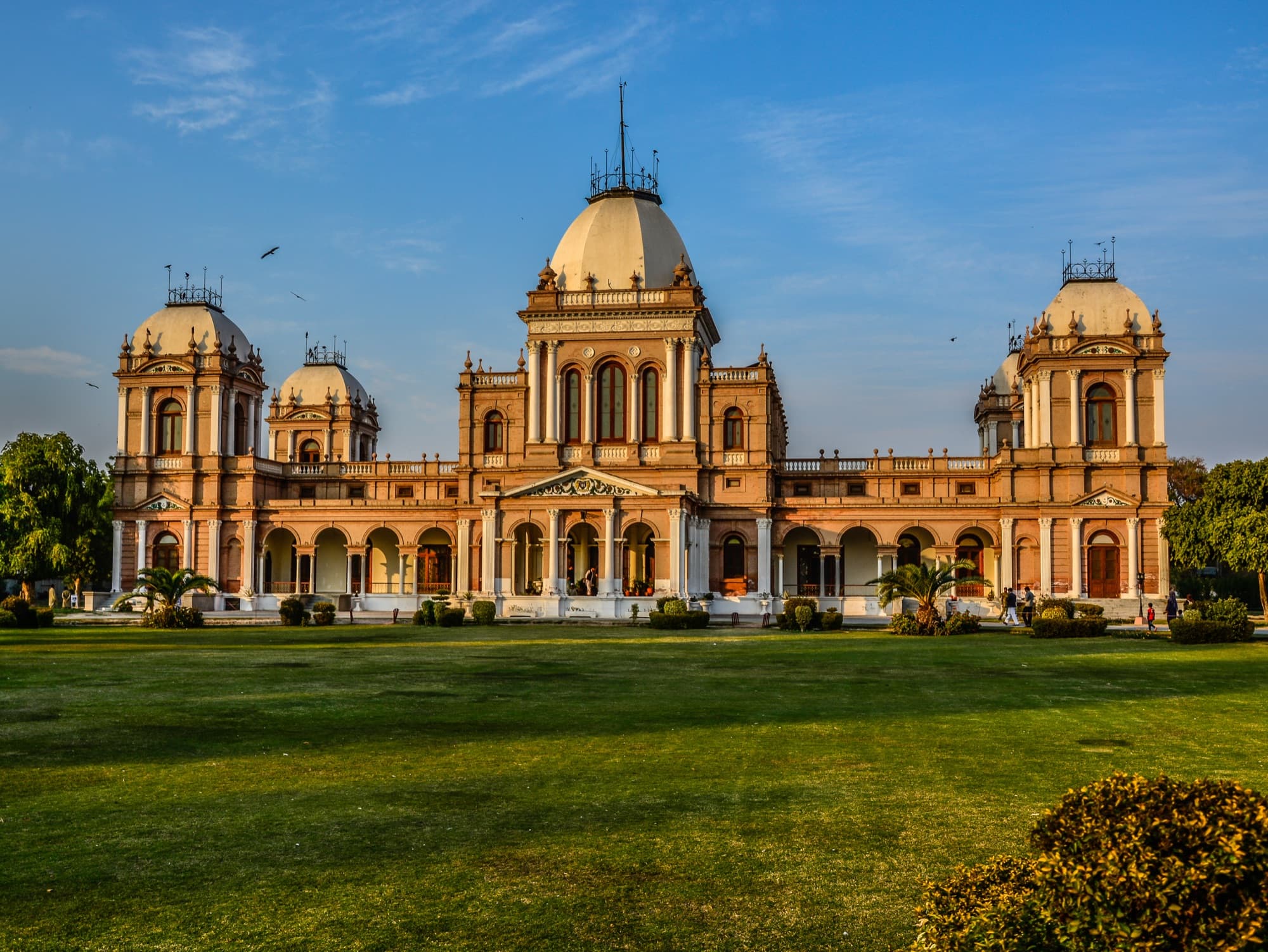 Noor Mahal, the historic palace landmark of Bahawalpur, at golden hour